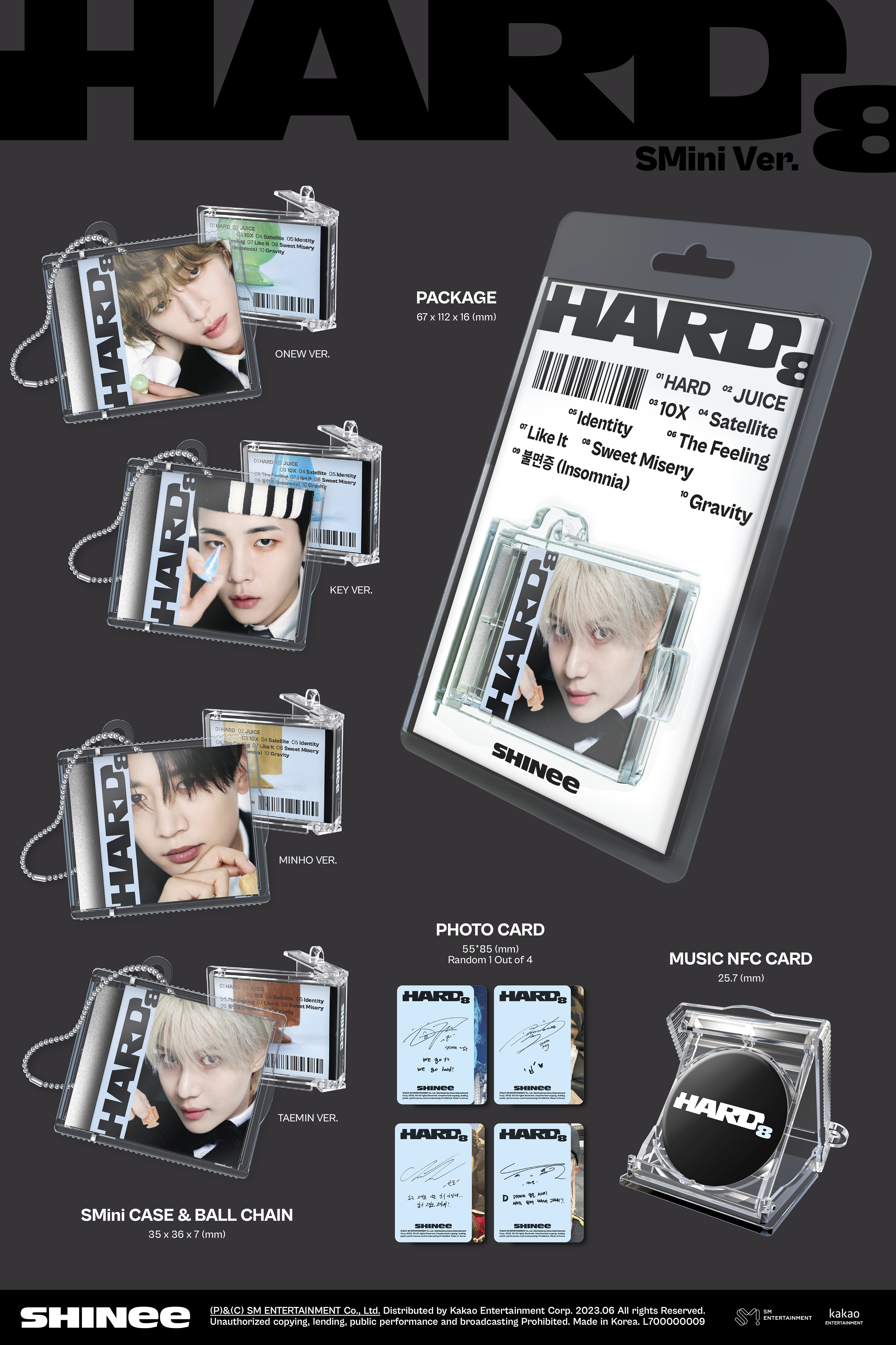 ktown4u.com : [4CD SET] SHINee - The 8th Album [HARD] (SMini